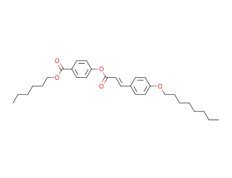 4-[(E)-3-(4-Octyloxy-phenyl)-acryloyloxy]-benzoic acid hexyl ester