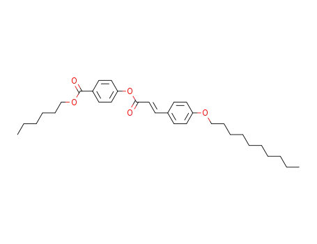 4-[(E)-3-(4-Decyloxy-phenyl)-acryloyloxy]-benzoic acid hexyl ester