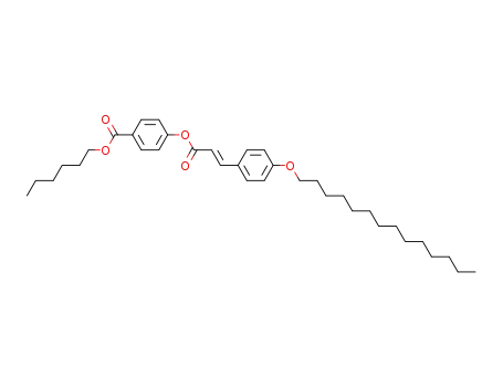 4-[(E)-3-(4-Tetradecyloxy-phenyl)-acryloyloxy]-benzoic acid hexyl ester