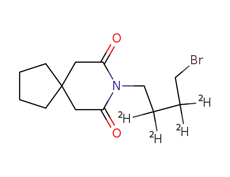 8-(4-bromobutyl-2,2,3,3-d4)-8-azaspiro[4,5]decane-7,9-dione