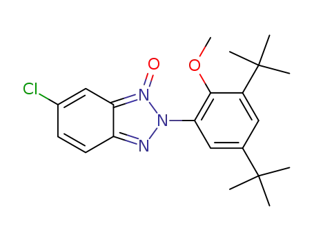 2-[3,5-bis(1,1-dimethylethyl)-2-methoxyphenyl]-6-chloro-1-oxido-2H-benzotriazole