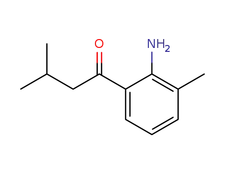 Molecular Structure of 205995-99-9 (1-Butanone, 1-(2-amino-3-methylphenyl)-3-methyl-)