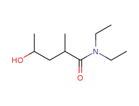4-hydroxy-2-methyl-pentanoic acid diethylamide