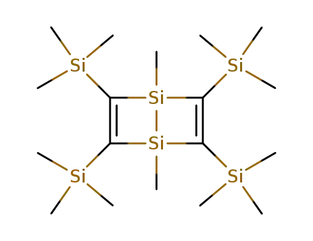 1,4-dimethyl-2,3,5,6-tetrakis-trimethylsilanyl-1,4-disila-bicyclo[2.2.0]hexa-2,5-diene
