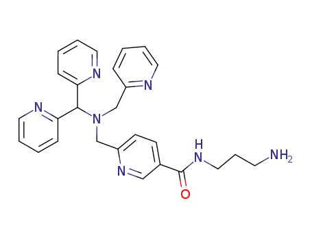 N-(3-aminopropyl)-6-(((di-pyridin-2-yl-methyl)pyridin-2-ylmethylamino)methyl)nicotinamide