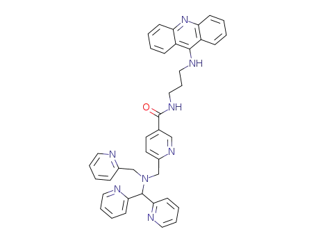 N-[3-(acridin-9-ylamino)-propyl]-6-{[(di-pyridin-2-yl-methyl)-pyridin-2-ylmethyl-amino]-methyl}-nicotinamide