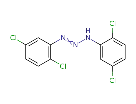 Molecular Structure of 893-39-0 ((1E)-1,3-bis(2,5-dichlorophenyl)triaz-1-ene)