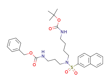 N1-benzyloxycarbonyl-N3-tert-butyloxycarbonyl-N2-2-naphthalenesulfonyl-spermidine