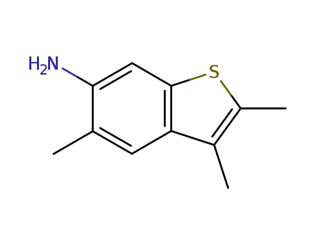 6-amino-2,3,5-trimethylbenzo[b]thiophene