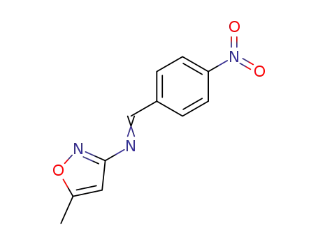 (5-Methyl-isoxazol-3-yl)-[1-(4-nitro-phenyl)-meth-(Z)-ylidene]-amine