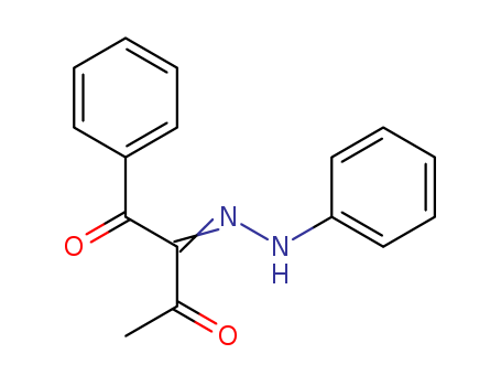 Molecular Structure of 13732-41-7 (1,2,3-Butanetrione, 1-phenyl-, 2-(phenylhydrazone))