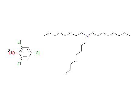 trioctyl-amine; compound with 2,4,6-trichloro-phenol