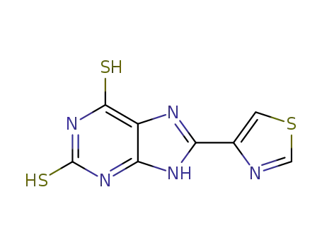 8-thiazol-4-yl-3,7(9)-dihydro-purine-2,6-dithione