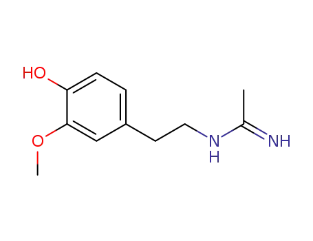 N-[2-(4-hydroxy-3-methoxy-phenyl)-ethyl]-acetamidine