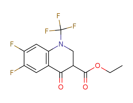 ethyl 6,7-difluoro-1-trifluoromethyl-1,2,3,4-tetrahydro-4-oxo-3-quinolinecarboxylate