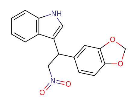3-(1-(benzo[d][1,3]dioxol-5-yl)-2-nitroethyl)-1H-indole