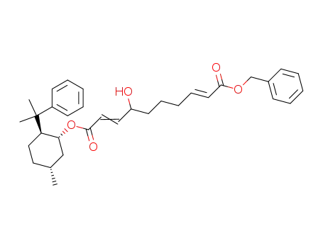 10-benzyl 1-[(1R,2S,5R)-5-methyl-2-(1-methyl-1-phenylethyl)cyclohexyl] 4-hydroxydeca-2,8-dienedioate