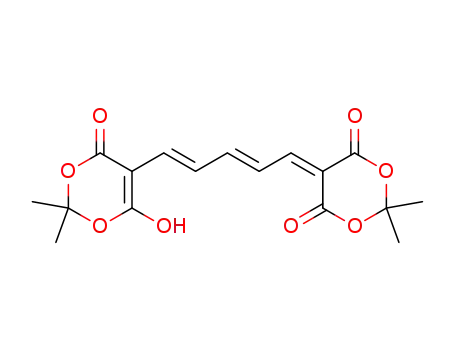 5-[5-(6-hydroxy-2,2-dimethyl-4-oxo-1,3-dioxin-5-yl)-2,4-pentadienylidene]-2,2-dimethyl-1,3-dioxane-4,6-dione