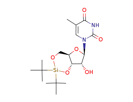 1-((4aR,6R,7R,7aS)-2,2-di-tert-butyl-7-hydroxytetrahydro-4H-furo[3,2-d][1,3,2]dioxasilin-6-yl)-5-methylpyrimidine-2,4(1H,3H)-dione