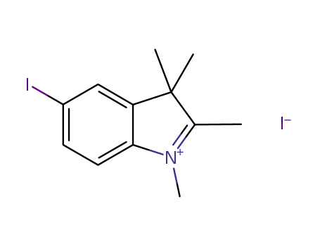 1,2,3,3-tetramethyl-5-iodo-3H-indolium iodide