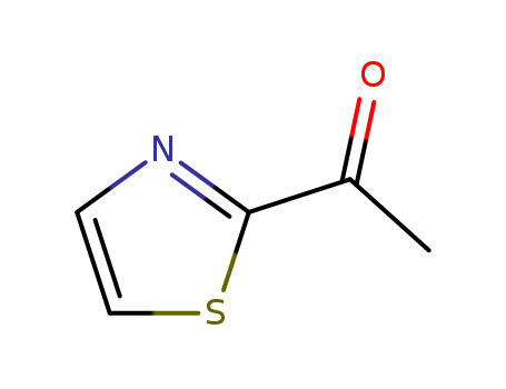 24295-03-2,2-Acetylthiazole,1-(Thiazol-2-yl)ethan-1-one;Methyl 2-thiazolyl ketone;Ethanone, 1-(2-thiazolyl)-;1-(1,3-thiazol-2-yl)ethanone;5-Acetylthiazole;Methyl 5-thiazolyl ketone;FEMA No. 3328;Ketone, methyl 2-thiazolyl;1-(2-Thiazolyl)ethanone;2-Thiazolyl methyl ketone;2-Acetyl-1,3-thiazole;1-(thiazol-2-yl)ethanone;