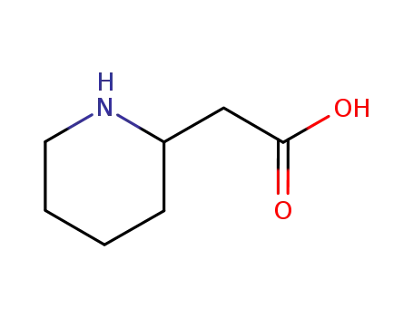 Molecular Structure of 19832-04-3 (2-PIPERIDINE ACETIC ACID)