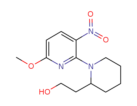 2-(6'-methoxy-3'-nitro-3,4,5 6-tetrahydro-2H-[1,2']bipyridylyl-2-yl)ethanol