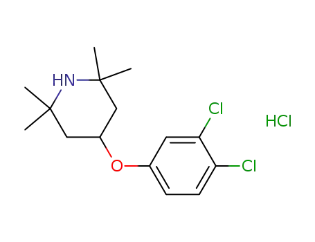 4-(3,4-dichloro-phenoxy)-2,2,6,6-tetramethyl-piperidine hydrochloride