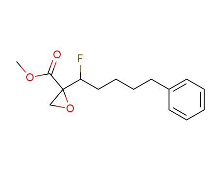2-(1-Fluoro-5-phenylpentyl)-2-oxiranecarboxylic acid methyl ester
