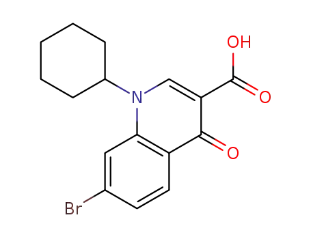 7-bromo-1-cyclohexyl-4-oxo-1,4-dihydro-quinoline-3-carboxylic acid