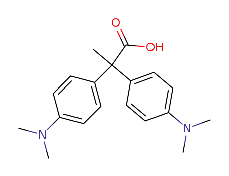 2,2-bis(4-dimethylaminophenyl)propionic acid