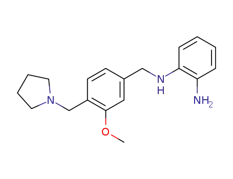 N1-[3-methoxy-4-[(1-pyrrolidinyl)methyl]benzyl]-1,2-benzenediamine