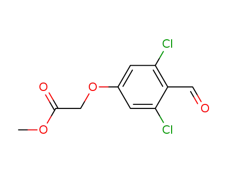 Acetic acid, (3,5-dichloro-4-formylphenoxy)-, methyl ester