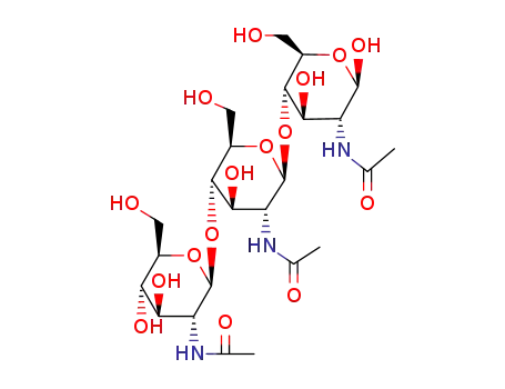 O-(2-acetamido-2-deoxy-β-D-glucopyranosyl)-(1->4)-O-(2-acetamido-2-deoxy-β-D-glucopyranosyl)-(1->4)-2-acetamido-2-deoxy-D-glucopyranose