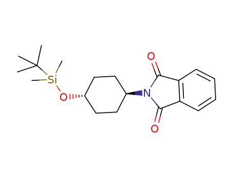 Molecular Structure of 847416-23-3 (1H-Isoindole-1,3(2H)-dione,
2-[trans-4-[[(1,1-dimethylethyl)dimethylsilyl]oxy]cyclohexyl]-)
