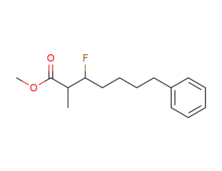 β-fluoro-α-methylbenzene-heptanoic acid methyl ester