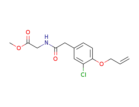 4-Allyloxy-3-chloro-phenylacetyl-glycine methyl ester