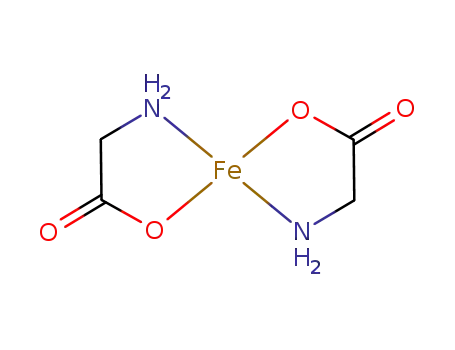 Molecular Structure of 20150-34-9 (FERROUSBISGLYCINATE)