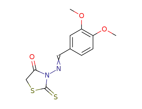 3-{[(3,4-dimethoxyphenyl)methylene]amino}-2-thioxo-1,3-thiazolidin-4-one