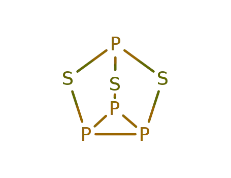 Molecular Structure of 1314-85-8 (PHOSPHORUS SESQUISULFIDE)