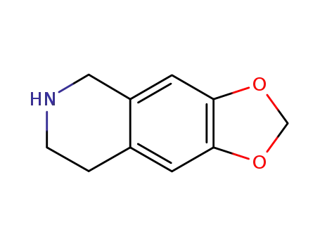 Molecular Structure of 94143-83-6 (5,6,7,8-TETRAHYDRO-[1,3]DIOXOLO[4,5-G]ISOQUINOLINE)