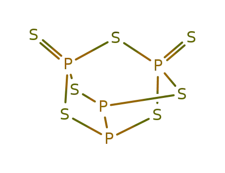 Molecular Structure of 12037-82-0 (Phosphorus hepta sulfide)