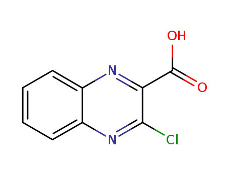 Molecular Structure of 20254-76-6 (3-CHLOROQUINOXALINE-2-CARBOXYLIC ACID)