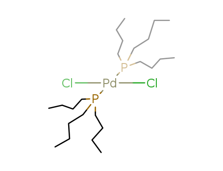 Molecular Structure of 14977-08-3 (Palladium, dichlorobis(tributylphosphine)-)