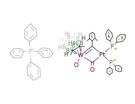 PPh4{PtW(μ-CC6H3Me2-2,6)(CO)2(PMePh2)2(η5-C2B9H9Me2)}
