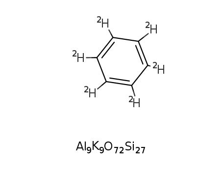 potassium zeolite L * perdeuteriobenzene