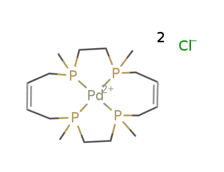 (1,6,9,14-tetramethyl-1,6,9,14-tetraphosphacyclohexadeca-3,11-diene)palladium dichloride