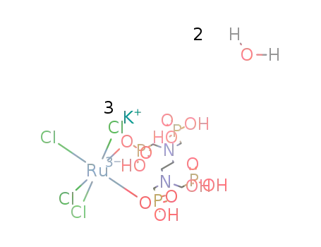 K3{ruthenium(III) (ethylenediamine-N,N,N',N'-tetramethylphosphonato)Cl4}*2H2O