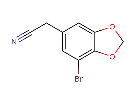 (7-bromo-benzo[1,3]dioxol-5-yl)-acetonitrile
