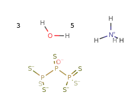 pentaammonium 2-oxoheptathiotriphosphate (IV,III,IV) trihydrate